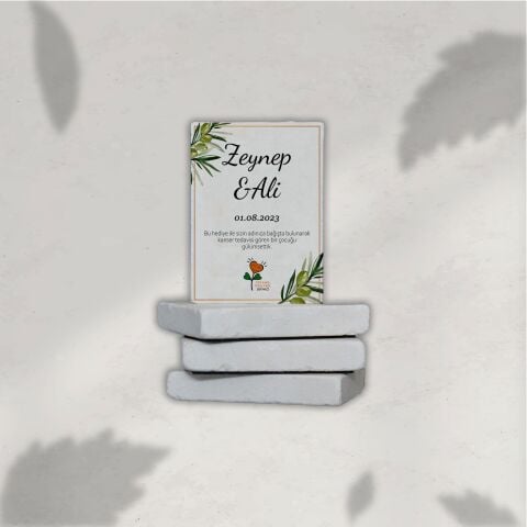 Zeytin Dalı Doğal Taş Magnet