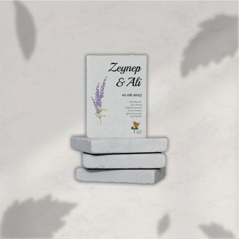 Lavanta Doğal Taş Magnet