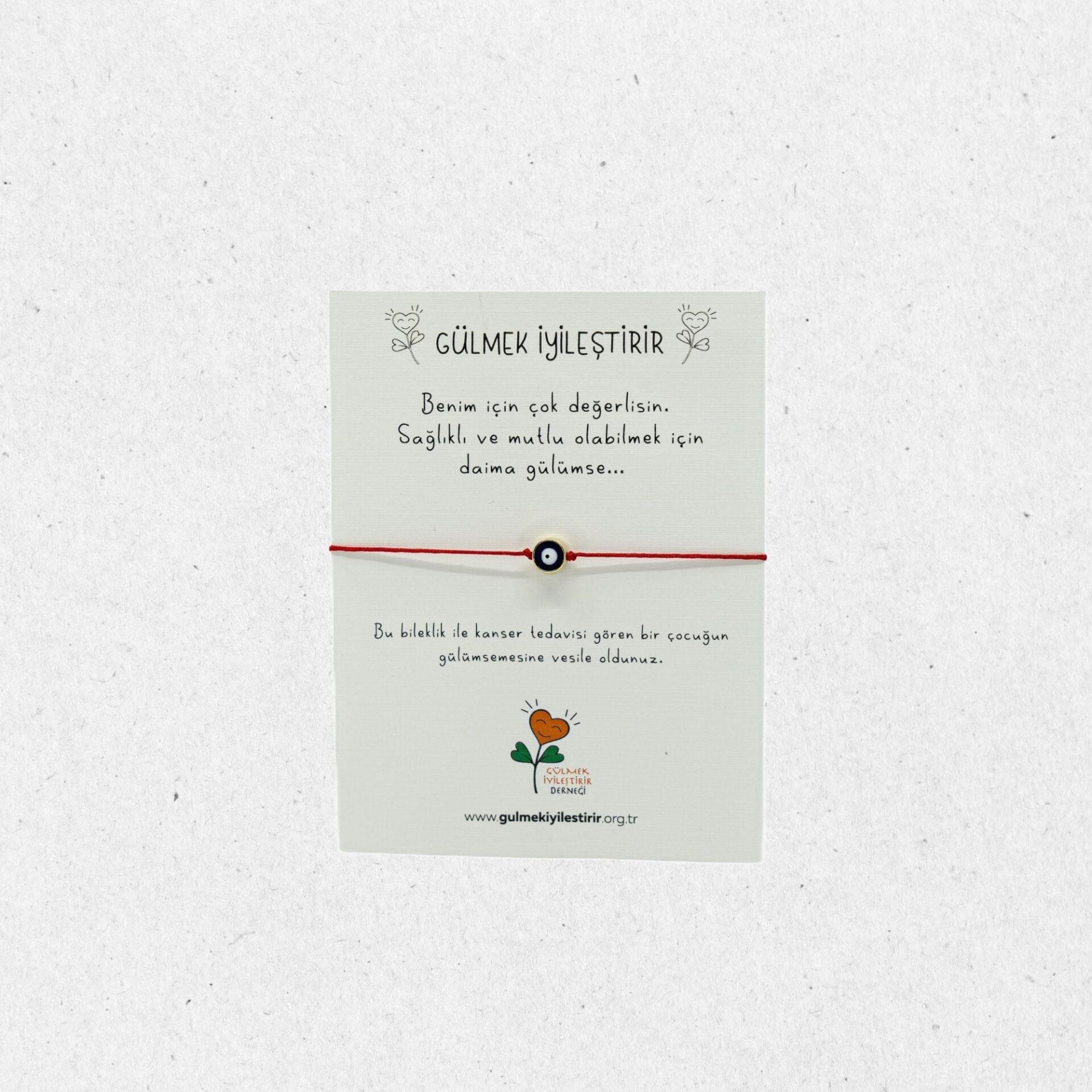 Nazar Boncuğu Kırmızı İpli Bileklik