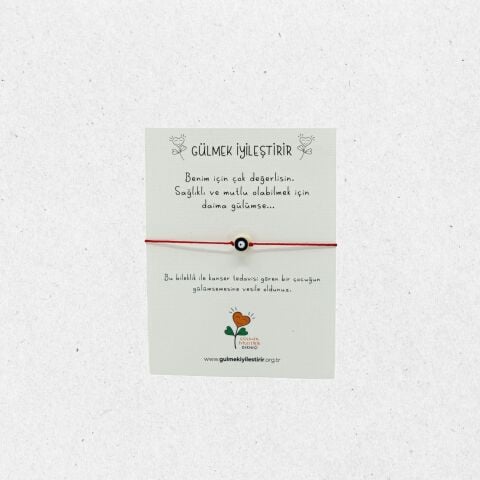 Nazar Boncuğu Kırmızı İpli Bileklik