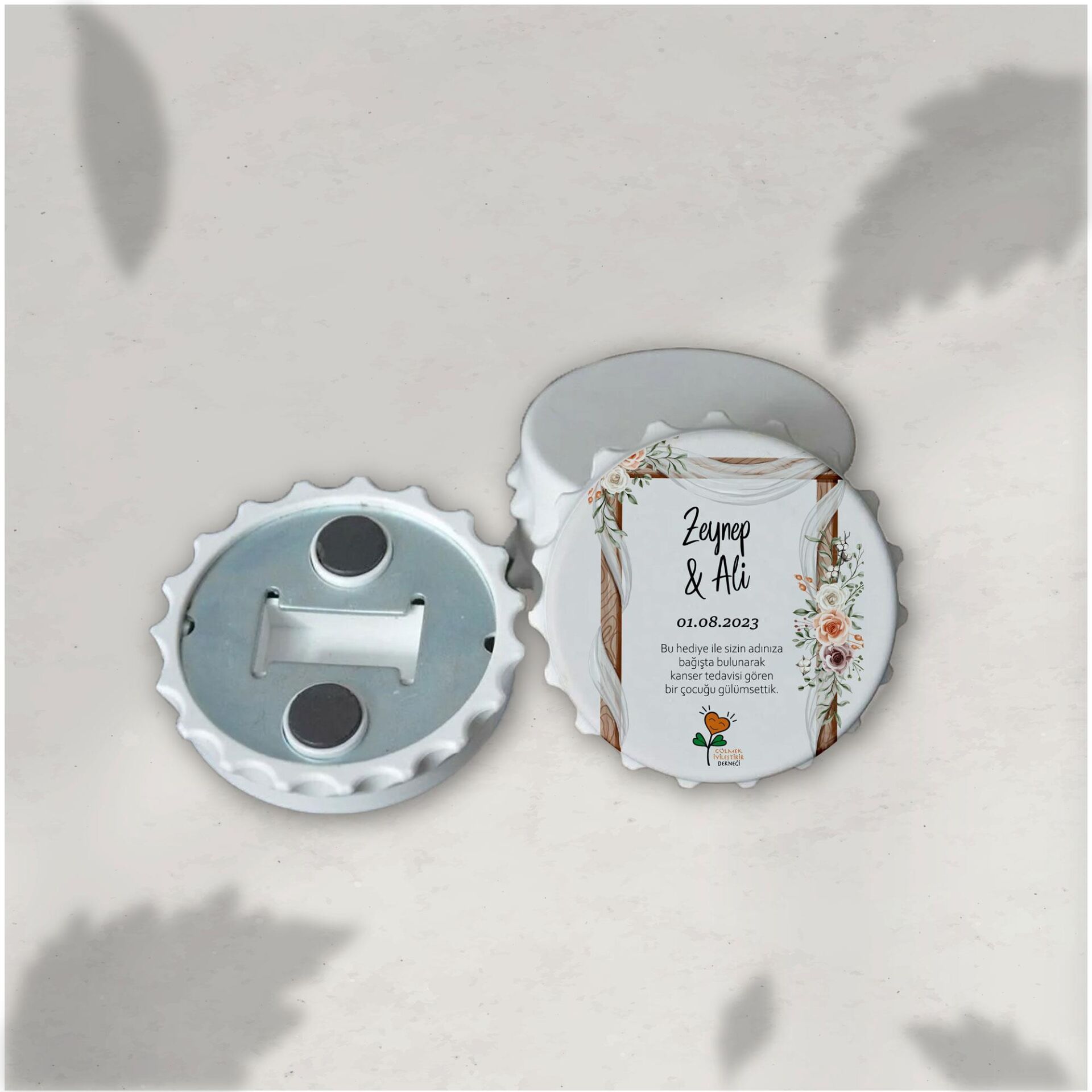 Renkli Çiçekler Açacak Magnet