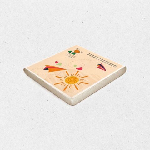 Doğal Taş Bardak Altlığı - 3